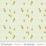 PRE-Order Heather Ross- Boat Race- Trellis 55609D-10 Aqua- Half Yard- May 2027 - Modern Fabric Shoppe