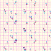 PRE-Order Heather Ross- Boat Race- Trellis 55609D-20 Hot Pink- Half Yard- May 2027 - Modern Fabric Shoppe