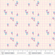 PRE-Order Heather Ross- Boat Race- Trellis 55609D-20 Hot Pink- Half Yard- May 2027 - Modern Fabric Shoppe
