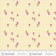 PRE-Order Heather Ross- Boat Race- Trellis 55609D-21 Yellow- Half Yard- May 2027 - Modern Fabric Shoppe
