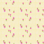 PRE-Order Heather Ross- Boat Race- Trellis 55609D-21 Yellow- Half Yard- May 2027 - Modern Fabric Shoppe