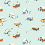 PRE - Order Heather Ross - Favorites - Bus 55211D - 3 Aqua - Half Yard - June 2026 - Modern Fabric Shoppe