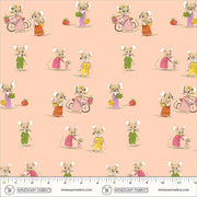 PRE - Order Heather Ross - Favorites - Country Mouse/City Mouse 50897D - 2 Blush - Half Yard - June 2026 - Modern Fabric Shoppe