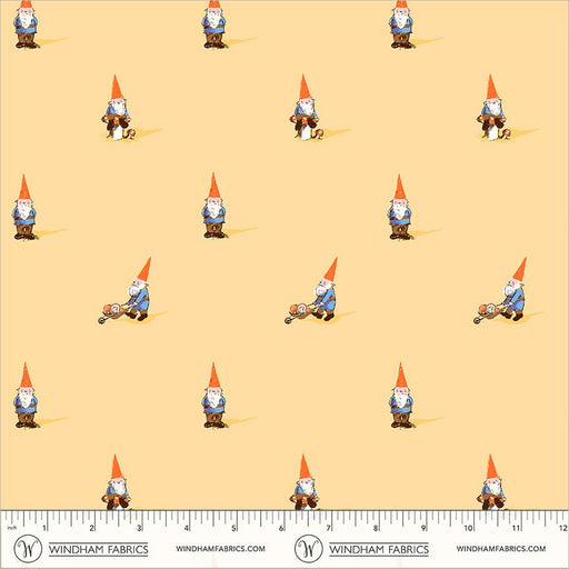 PRE - Order Heather Ross - Favorites - Ghomes 54324D - 2 Yellow - Half Yard - June 2026 - Modern Fabric Shoppe