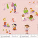 PRE - Order Heather Ross - Favorites - Kindergarten 43480D - 1 Pink - Half Yard - June 2026 - Modern Fabric Shoppe