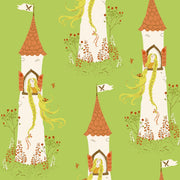 PRE - Order Heather Ross - Favorites - Rapunzel 51197D - 1 Green - Half Yard - June 2026 - Modern Fabric Shoppe