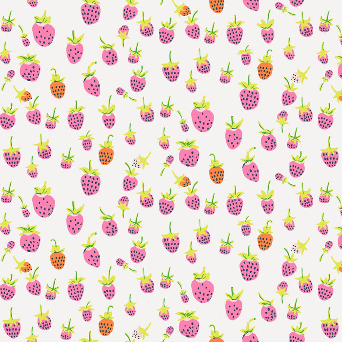 PRE - Order Heather Ross - Favorites - Strawberries 37024D - 14 Blush - Half Yard - June 2026 - Modern Fabric Shoppe
