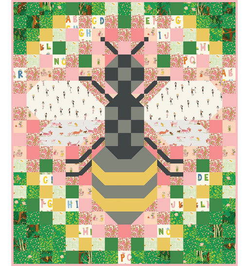PRE - Order Heather Ross - The Bee Quilt Kit featuring Heather Ross Favorites - June 2026 - Modern Fabric Shoppe