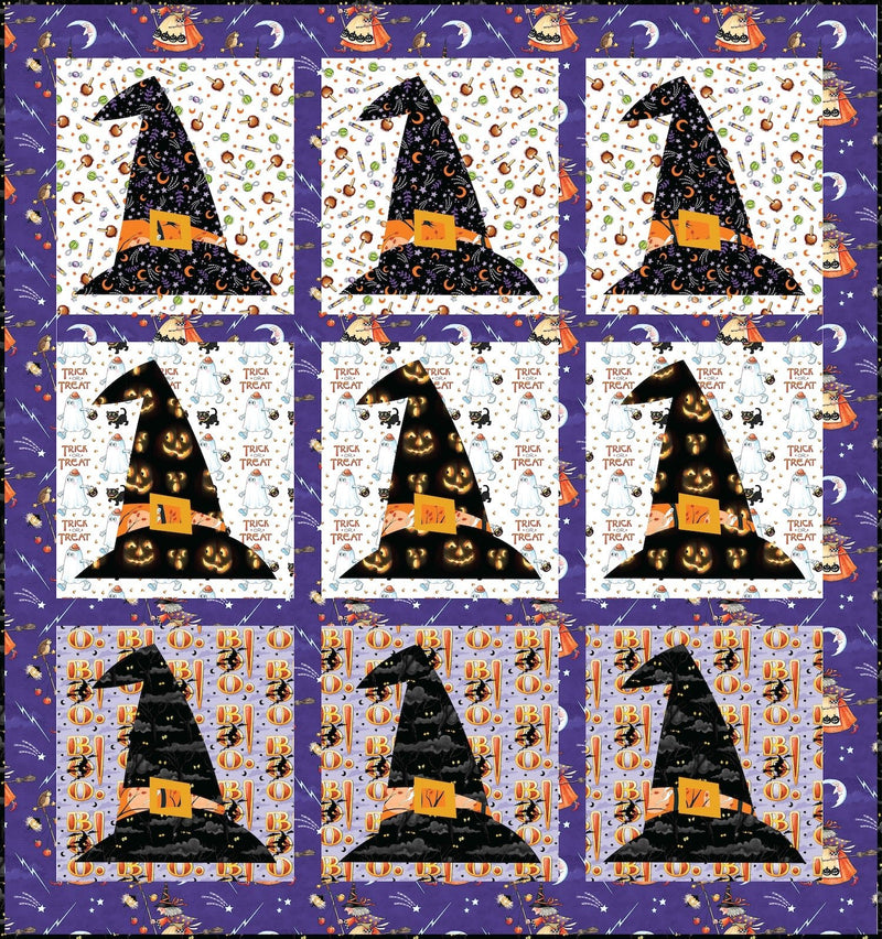 PRE - Order Hester's Wall Hanging Kit featuring Moonlit Mischief by Mary Engelbreit - May 2026 - Modern Fabric Shoppe