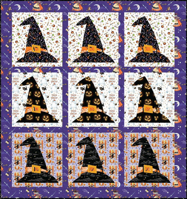 PRE - Order Hester's Wall Hanging Kit featuring Moonlit Mischief by Mary Engelbreit - May 2026 - Modern Fabric Shoppe