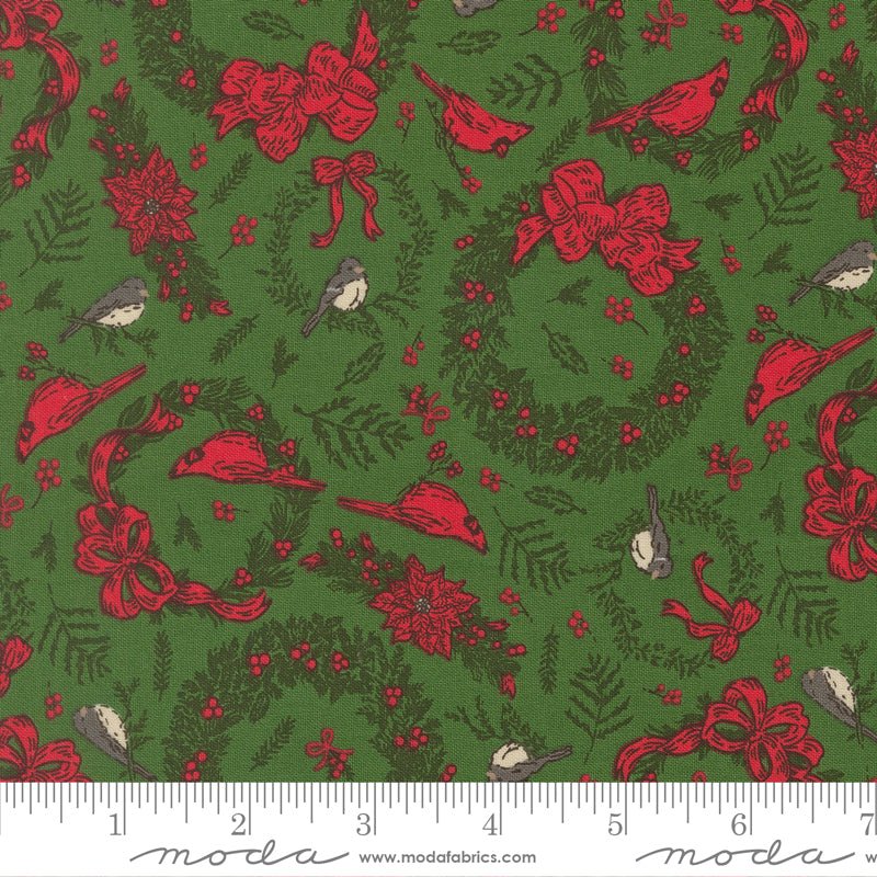 PRE - ORDER Holiday Cheer by Stacy Lest Hsu - Evergreen 20973 14 - Half Yard - May 2026 - Modern Fabric Shoppe