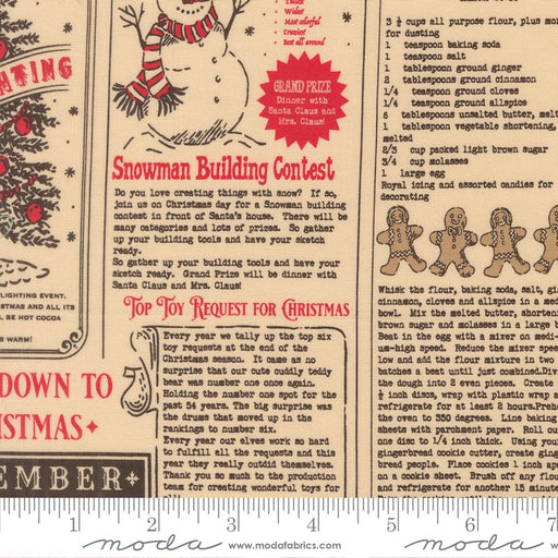 PRE - ORDER Holiday Cheer by Stacy Lest Hsu - Natural Midnight 20970 21 - Half Yard - May 2026 - Modern Fabric Shoppe