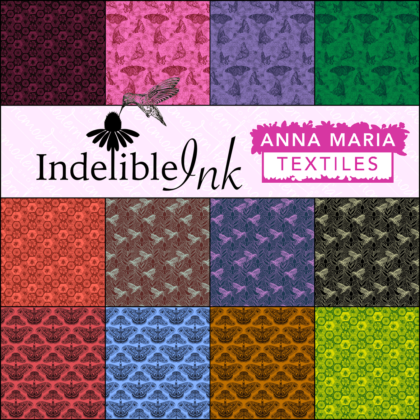 Anna Maria Textiles- Indelible Ink