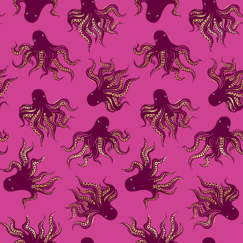 PRE - ORDER Ink Shop by Sarah Watts - Mystery Food RS 2144 19M - Berry - Half Yard - October 2026 - Modern Fabric Shoppe