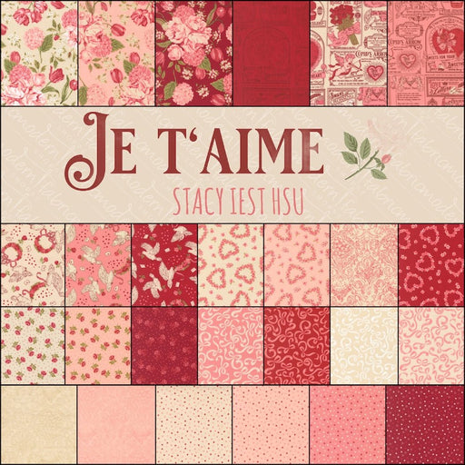 PRE - ORDER Je T'aime by Stacy Iest Hsu - Fat Quarter Bundle - September 2026 - Modern Fabric Shoppe