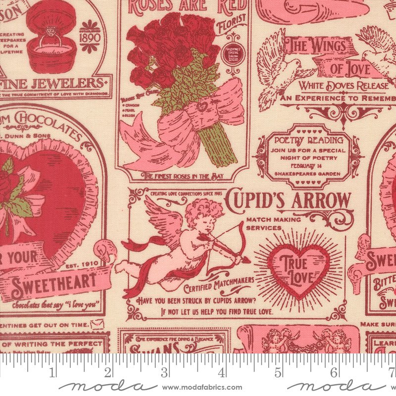 PRE - ORDER Je T'aime by Stacy Lest Hsu - Lace 20991 11 - Half Yard - September 2026 - Modern Fabric Shoppe