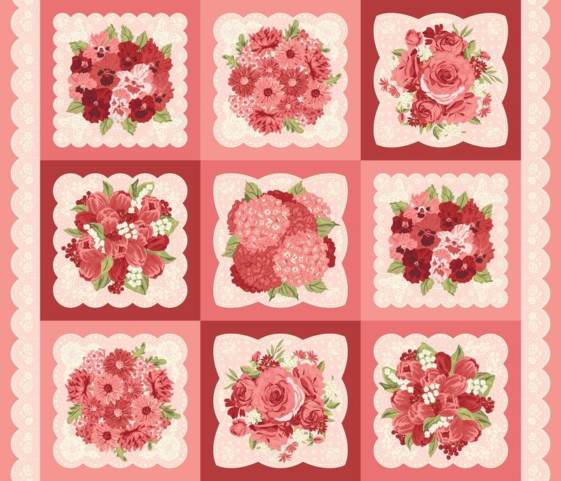 PRE - ORDER Je T'aime by Stacy Lest Hsu - Panel Lace 20998 11 - Half Yard - September 2026 - Modern Fabric Shoppe