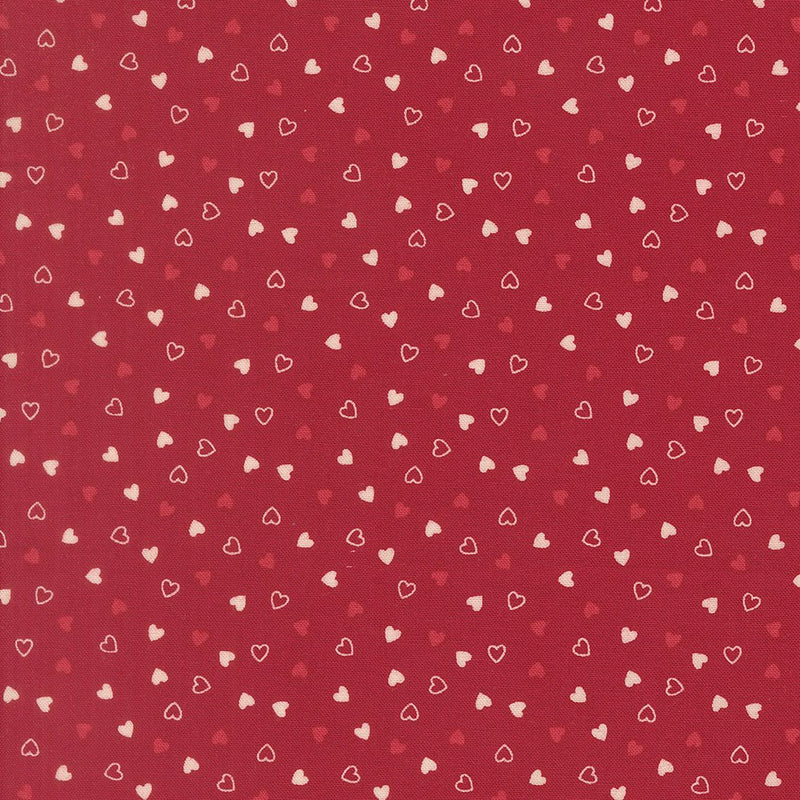 PRE - ORDER Je T'aime by Stacy Lest Hsu - Scarlet 20997 18 - Half Yard - September 2026 - Modern Fabric Shoppe
