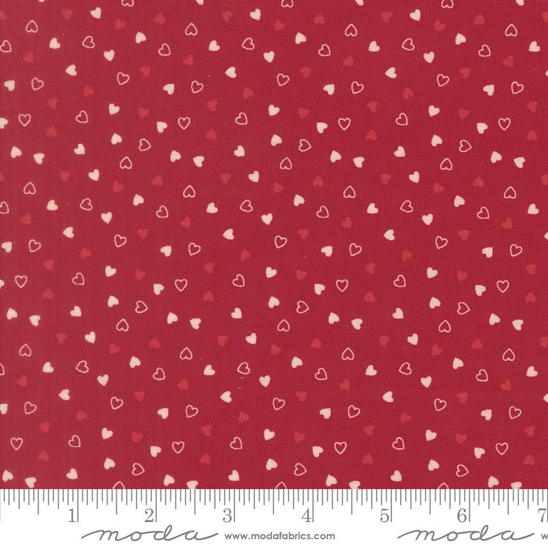 PRE - ORDER Je T'aime by Stacy Lest Hsu - Scarlet 20997 18 - Half Yard - September 2026 - Modern Fabric Shoppe