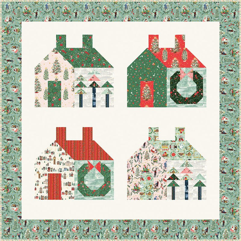 PRE-ORDER Jill Howarth- Christmas Home Quilt Kit featuring Carol- May 2027 - Modern Fabric Shoppe