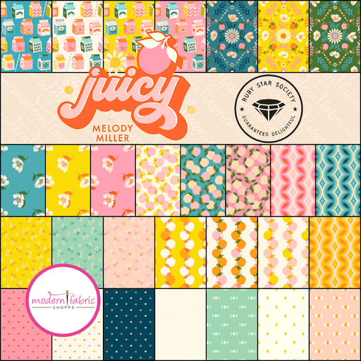 PRE-ORDER- Juicy by Melody Miller- Fat Quarter Bundle- September 2024 - Modern Fabric Shoppe