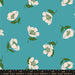 PRE-ORDER Juicy by Melody Miller- Fluttering RS 0089 14- Dark Turquoise- Half Yard- September 2024 - Modern Fabric Shoppe