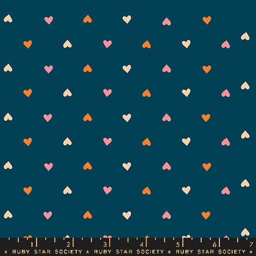 PRE-ORDER Juicy by Melody Miller- Hearts RS 0091 15- Galaxy- Half Yard- September 2024 - Modern Fabric Shoppe
