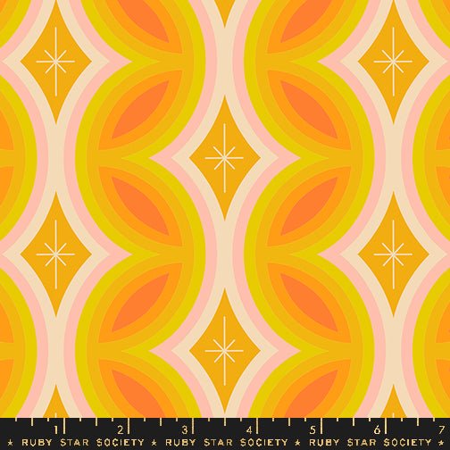 PRE-ORDER Juicy by Melody Miller- Rattan RS 0087 12- Buttercup- Half Yard- September 2024 - Modern Fabric Shoppe