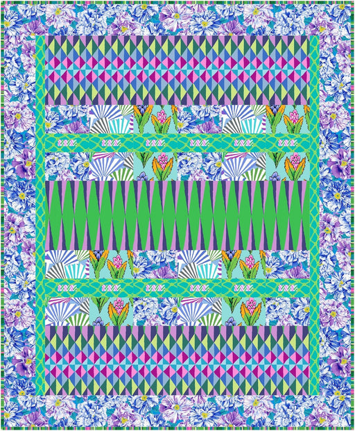 PRE - ORDER Kaffe Fassett - A La Carte Quilt Kit - Cool - February 2026 - Modern Fabric Shoppe