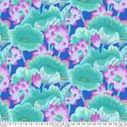 PRE - Order Kaffe Fassett August 2025 Collective - Lake Blossom PWGP093.TURQUOISE - Half Yard - Modern Fabric Shoppe