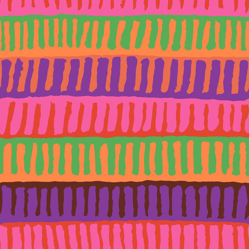 PRE - Order Kaffe Fassett August 2025 Collective - ZIpper Stripe PWBM103.RED - Half Yard - Modern Fabric Shoppe