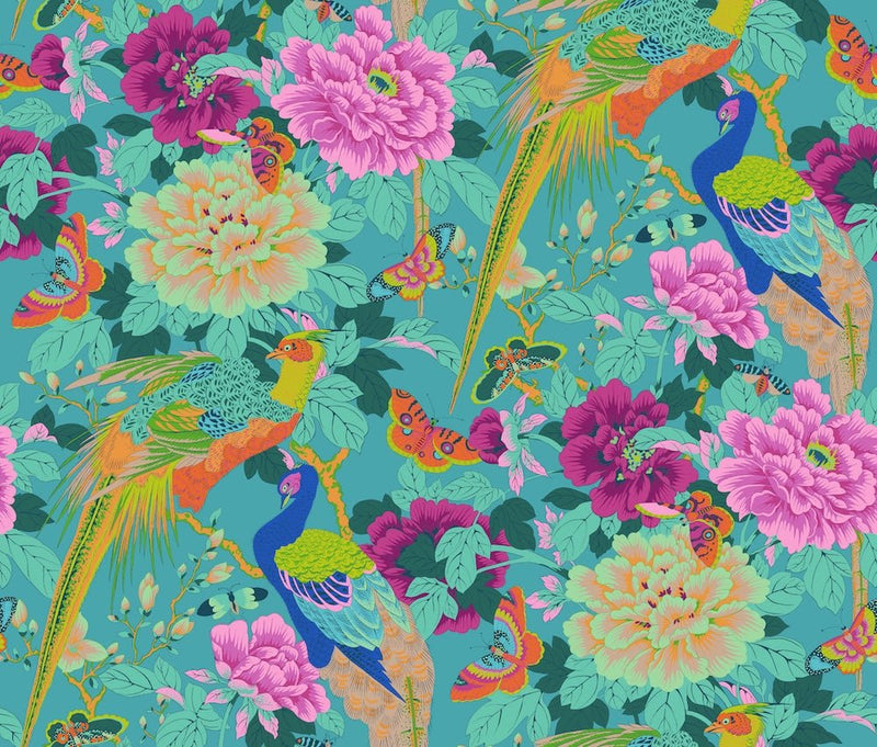 PRE - Order Kaffe Fassett August 2026 Collective - Birds and Bees PWPJ142.BLUE - Half Yard - Modern Fabric Shoppe