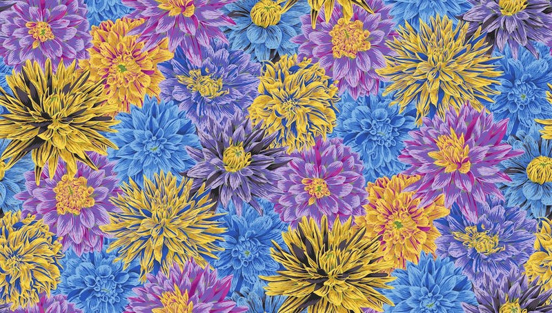 PRE - Order Kaffe Fassett August 2026 Collective - Bursting Stripes PWPJ137.COOL - Half Yard - Modern Fabric Shoppe