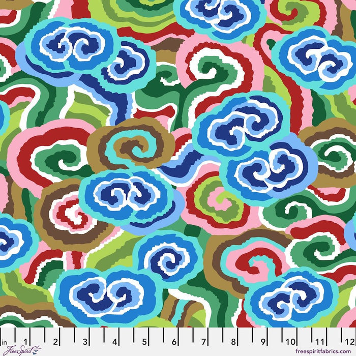 PRE - Order Kaffe Fassett August 2026 Collective - Cloud Scrolls PWPJ138.BLUE - Half Yard - Modern Fabric Shoppe