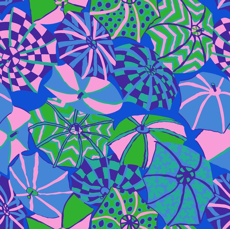 PRE - Order Kaffe Fassett August 2026 Collective - English Summer PWBM104.COOL - Half Yard - Modern Fabric Shoppe