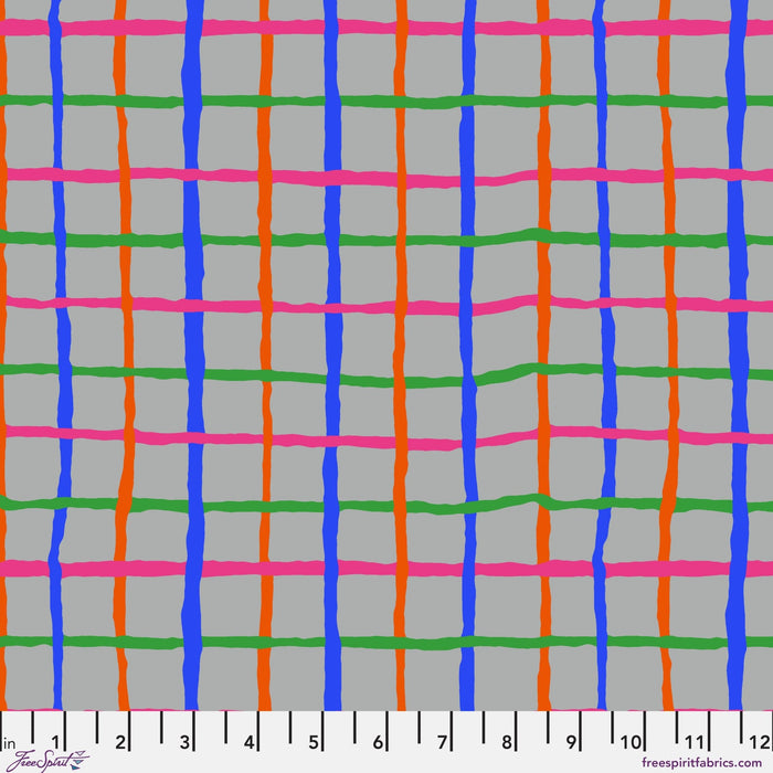 PRE - Order Kaffe Fassett August 2026 Collective - Grid PWBM105.GREY - Half Yard - Modern Fabric Shoppe