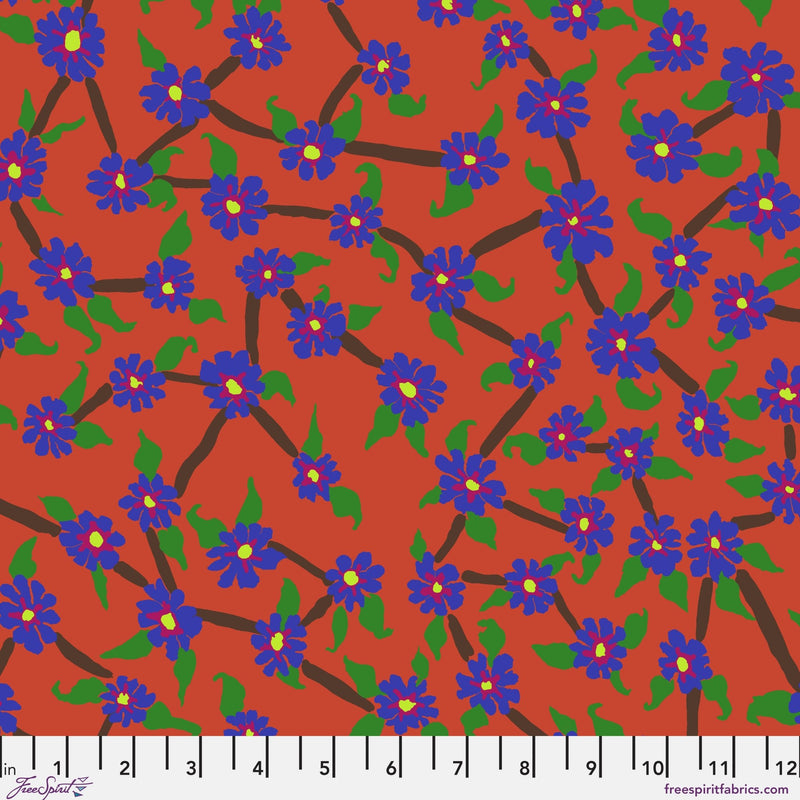 PRE - Order Kaffe Fassett August 2026 Collective - Mayflower PWBM106.RED - Half Yard - Modern Fabric Shoppe