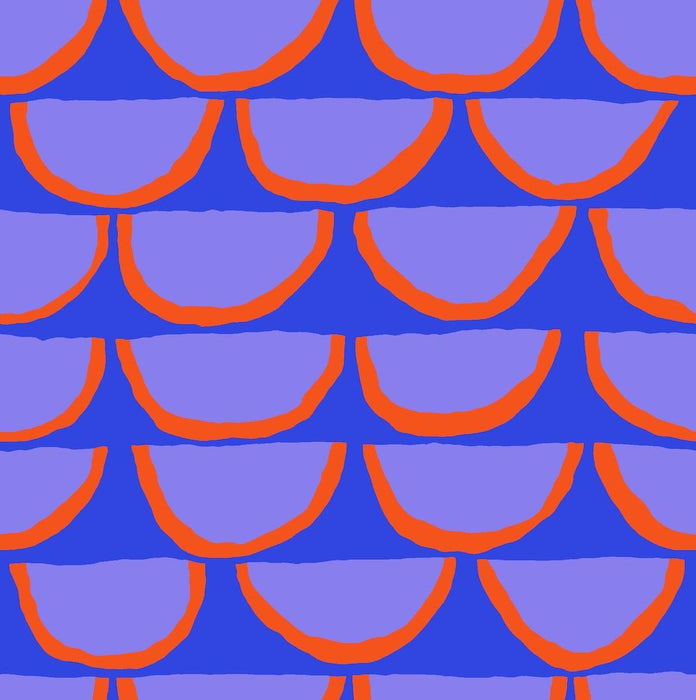 PRE - Order Kaffe Fassett August 2026 Collective - Segments PWBM107.BLUE - Half Yard - Modern Fabric Shoppe