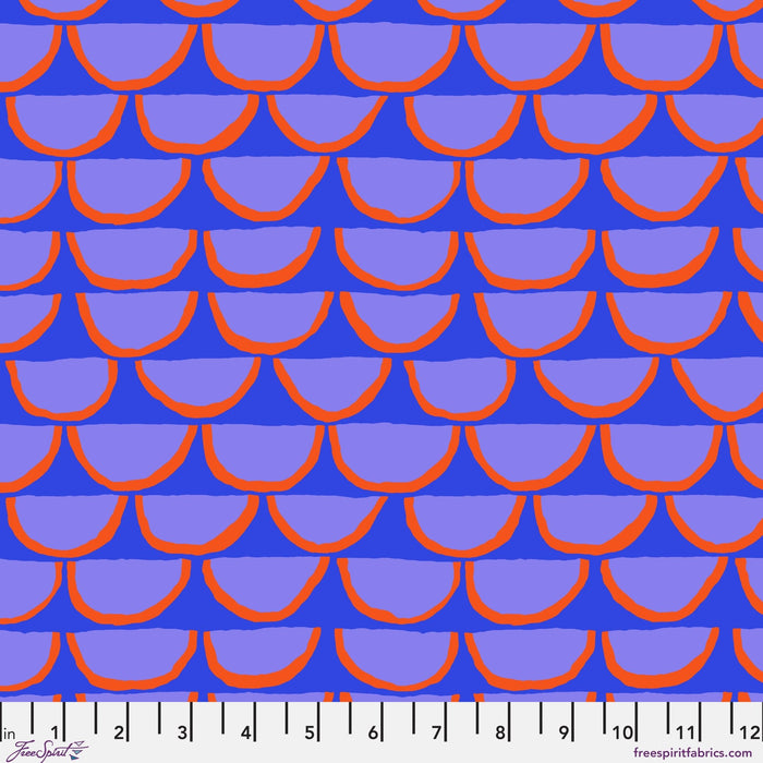 PRE - Order Kaffe Fassett August 2026 Collective - Segments PWBM107.BLUE - Half Yard - Modern Fabric Shoppe