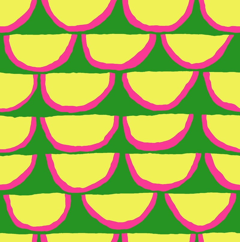 PRE - Order Kaffe Fassett August 2026 Collective - Segments PWBM107.GREEN - Half Yard - Modern Fabric Shoppe