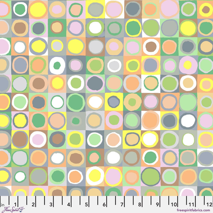 PRE - Order Kaffe Fassett August 2026 Collective - Tiddlywinks PWGP171.PASTEL - Half Yard - Modern Fabric Shoppe