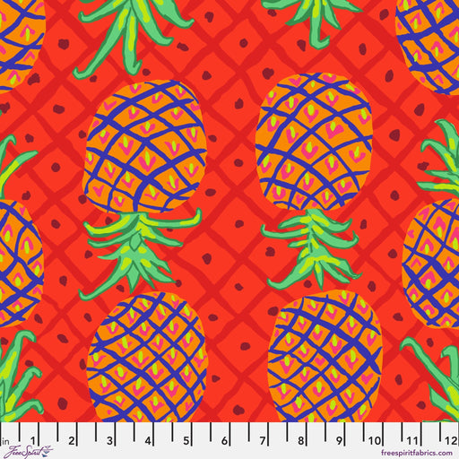 PRE - Order Kaffe Fassett August 2026 Collective - Upside Down PWBM108.RED - Half Yard - Modern Fabric Shoppe