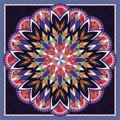 PRE - ORDER Kaffe Fassett - Bioluminescence Quilt Kit featuring Bits & Bobs - December 2026 - Modern Fabric Shoppe