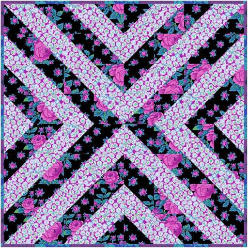 PRE - ORDER Kaffe Fassett - Birdie Quilt Kit - Purple - February 2026 - Modern Fabric Shoppe