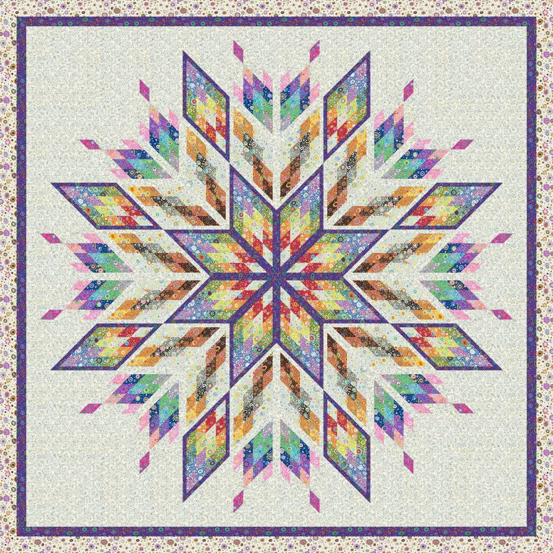 PRE - ORDER Kaffe Fassett - Confetti Cake Quilt Kit featuring Ode to Roman Glass - December 2026 - Modern Fabric Shoppe