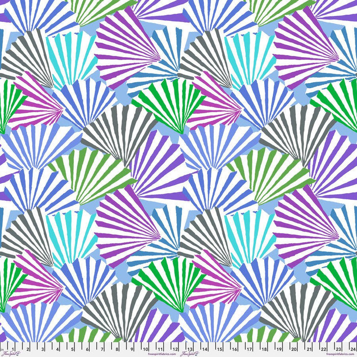 PRE - Order Kaffe Fassett February 2026 Collective - Fanfare PWGP211.BLUE - Half Yard - Modern Fabric Shoppe