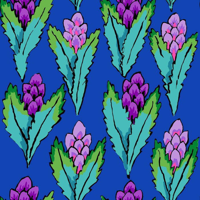 PRE - Order Kaffe Fassett February 2026 Collective - Hyacinth PWGP214.BLUE - Half Yard - Modern Fabric Shoppe