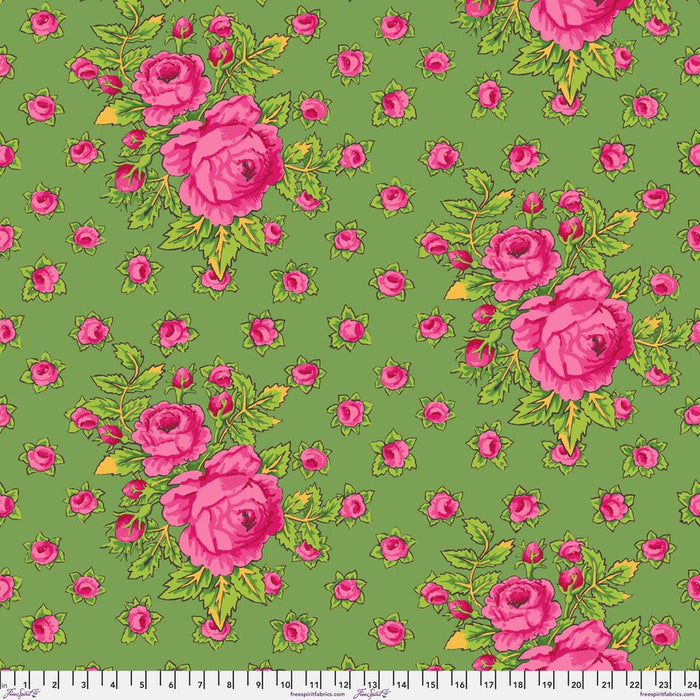 PRE - Order Kaffe Fassett February 2026 Collective - Rosie PWGP212.GREEN - Half Yard - Modern Fabric Shoppe
