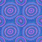 PRE-Order Kaffe Fassett February 2027 Collective- Bean Mosaic PWGP217.BLUE- Half Yard - Modern Fabric Shoppe