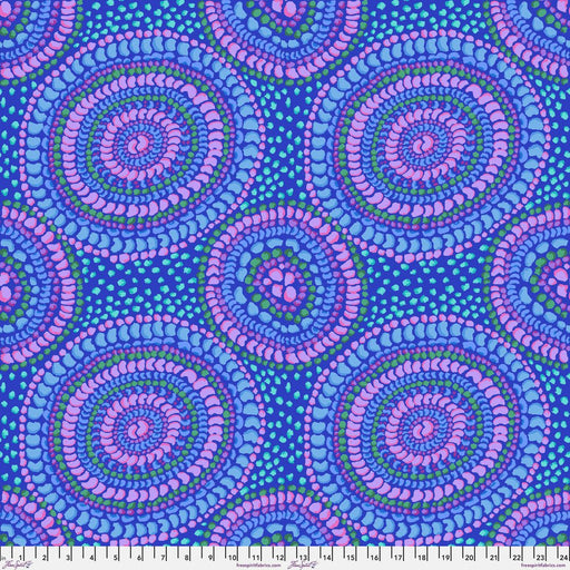 PRE-Order Kaffe Fassett February 2027 Collective- Bean Mosaic PWGP217.BLUE- Half Yard - Modern Fabric Shoppe